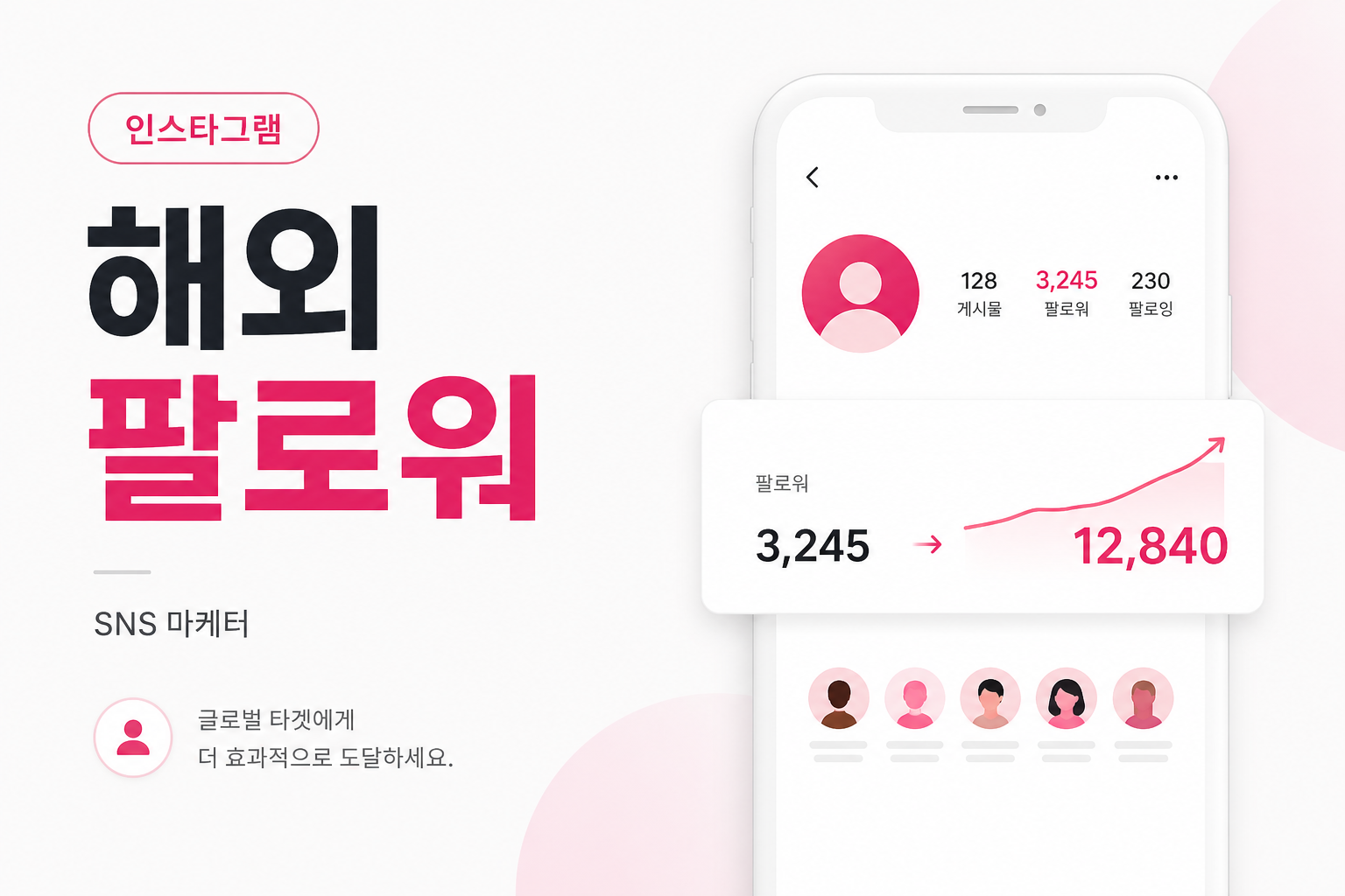인스타그램 해외 팔로워 · 최저가